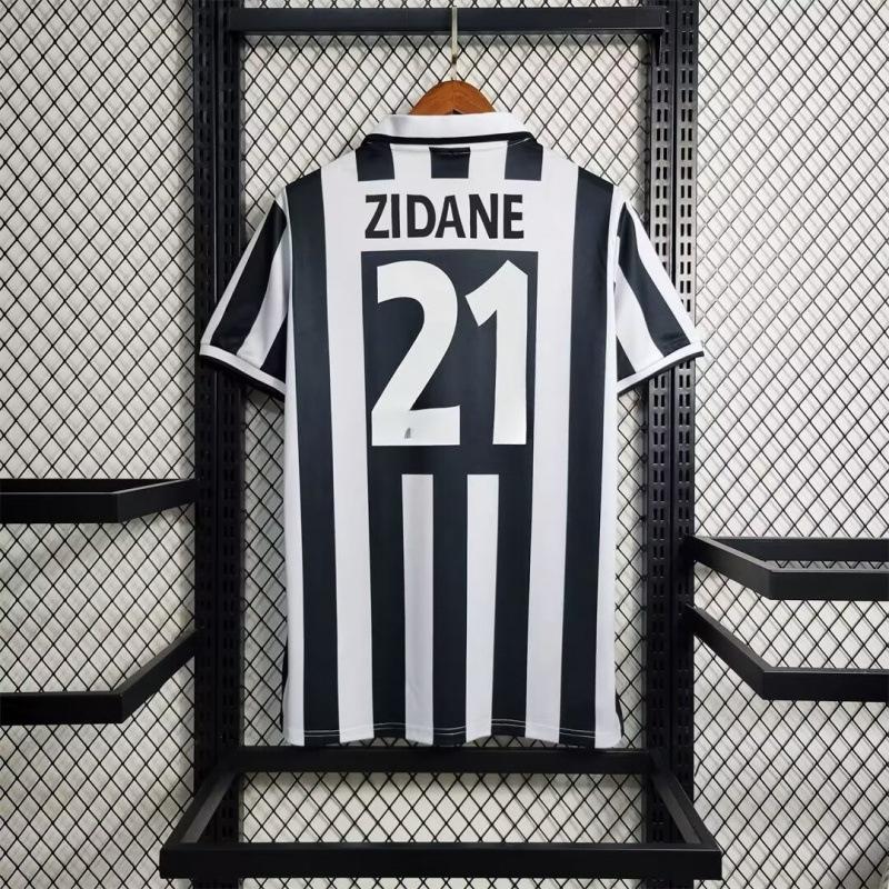 Vintage Jersey Nostalgic Football Jersey Inter Juventus Club Jersey Zidane Pierre Ronaldo Jersey