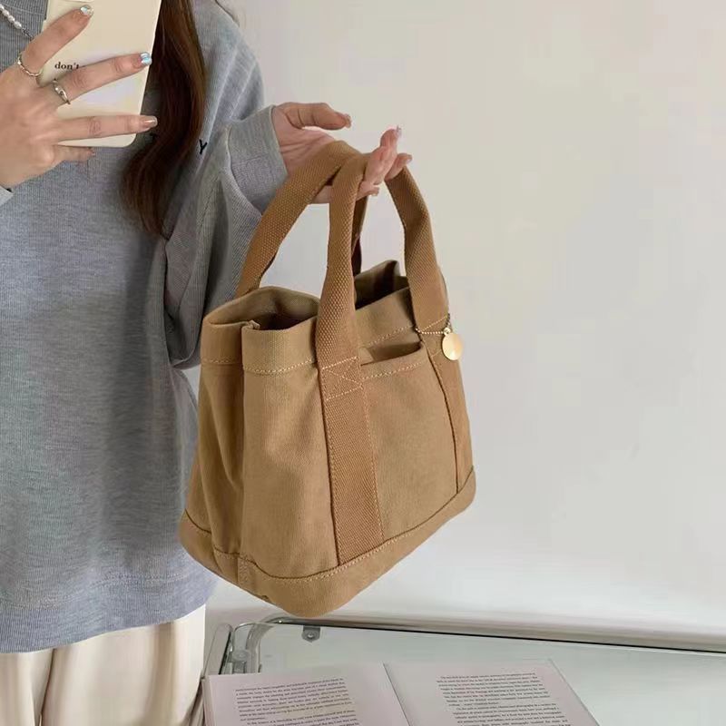 Women's Tote Bag Sewing Thread Large Capacity Advanced Sense Handbag Convenient Practical Female's Commuter Bag