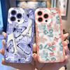 Butterfly Flowers Cover Clear Phone Case For OPPO RENO 15 15F 14 14F 13 13F 12 12F 11 11F 10 8 8Z 8T 7 7Z 6Z 5 5F TPU Case Shell