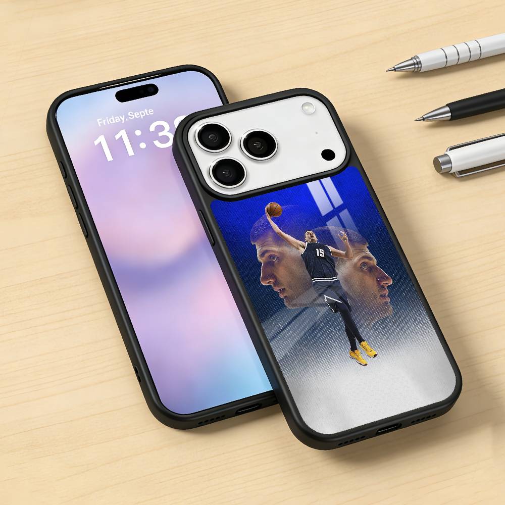 N-Nikola J-Jokic NJ Phone Case For iPhone17,16,15,14,13,12,Pro,Max,Magnetic For Magsafe Wireless Charging