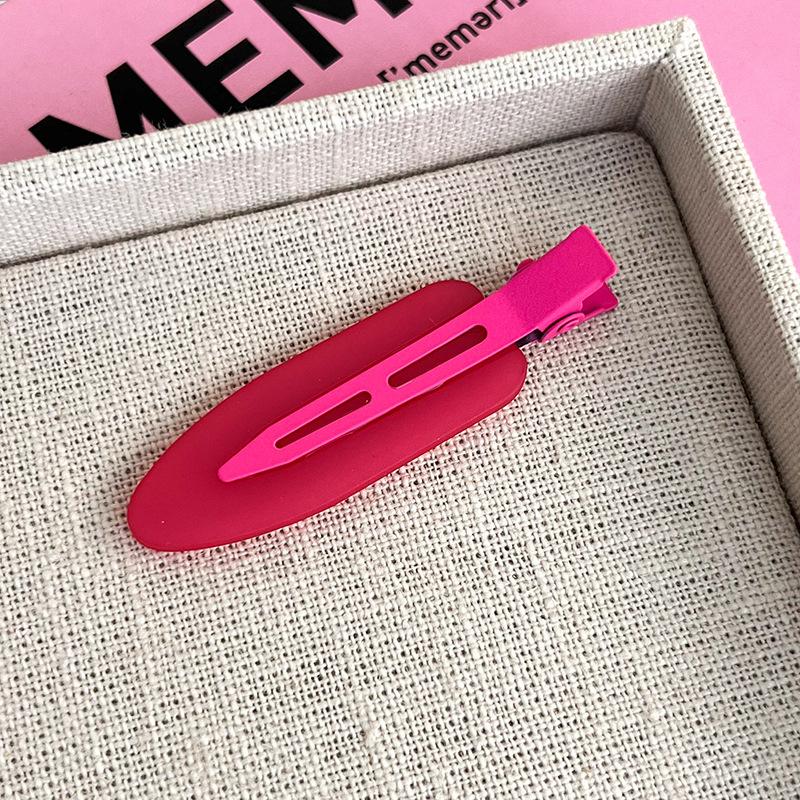 UXSL Fashion Frosted No Trace Hair Clip Women Summer Jelly Color HairPins Bangs Clip Women Girl Makeup Clip Barrettes Headdress