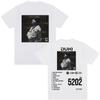 Rapper Duki Duki 5202 MIXTAPE 2025 Album Merch T Shirts Unisexs Women Hip Hop Vintage Tshirt Cotton Casual Short Sleeve Tshirts