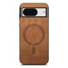 Magnetic Wireless Charging Slim Skin Feeling Leather Case For Google Pixel 9 9Pro 8 8A 7 7Pro 7A  Anti-Scratch Plain Cover Funda