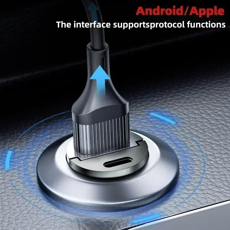 TEP3   Car Charger USB Type C PD Phone Cigarette Lighter Adapter Fast Charging For Mercedes Benz AMG A C E V Class W201 W210 W108 W204
