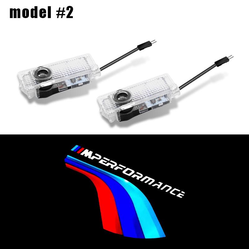

2 шт. Светодиодная подсветка приветствия дверей автомобиля для BMW E70 F15 E92 E60 E61 E65 F01 F02 F10 F15 F30 F48 M5 G30 G38 X1 X2 X3 X4 X5 X6 M3 Аксессуар