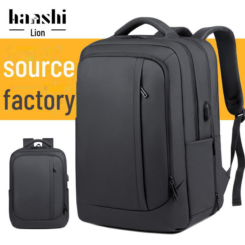 

Men s Waterproof Multi-Functional 17.3 Computer Backpack with Large Capacity 2308 чёрный