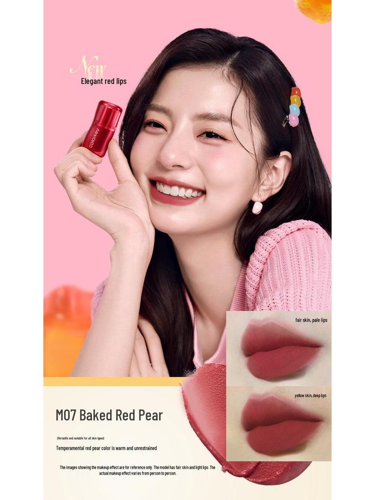 Colorkey Velvet Matte Lip Mud - Nude Collection for Women (Lipstick, Lip Gloss, Lip Tint)