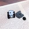 Panda Pins Backpack Pins Alloy Enamel Brooch Funny Panda Brooch Cowboy Badge Pin for Bookbags Clothes Jackets Hat Decor