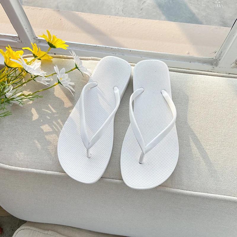 Zehensandalen Damen Draußen Sommer Hausschuhe Rutschfest Badezimmer Baden Strand Sandalen Leicht Anti-Rutsch Damenschuhe