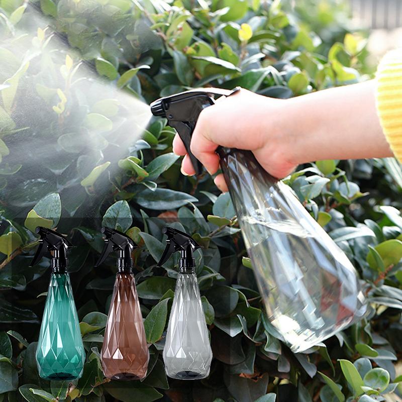 500/600ml Plant Flower Watering Pot Garden Sprayer Watering Cans Hand Pressure Water Sprayer Bottle Household Irrigation Tool