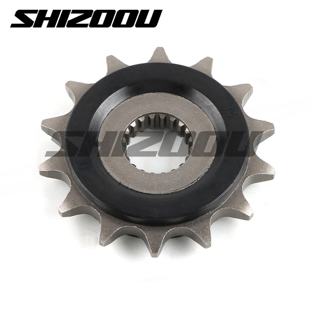 14T Silent Durable Front Sprocket Fly Chain Wheel For Benelli TRK251 BN251 TNT25 TNT250 Leoncino 250 BN TRK TNT 25 250 251