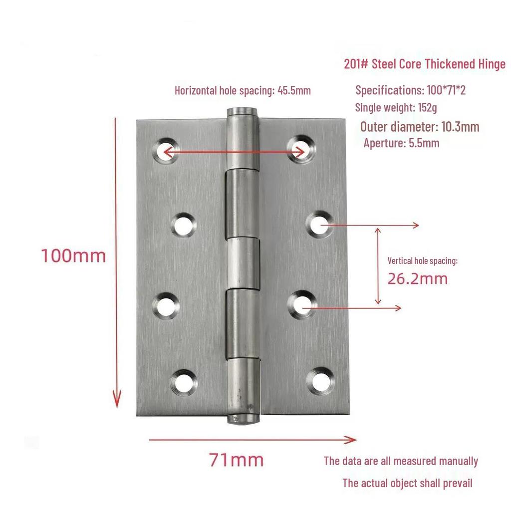 Stainless Steel Swing Hinges (1"-4") - Set of 20 Minimum Order