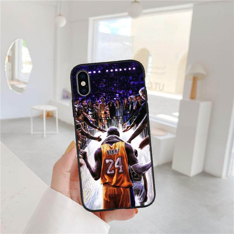 BF77 K-Kobes 24-8 Soft Shell Phone Case for iPhone 16 15 14 13 12 Pro Max Plus Mini