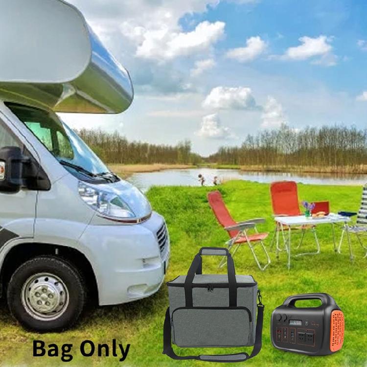 Portable Power Station Bag Oxford Cloth Waterproof Carrying for Case for w/Front