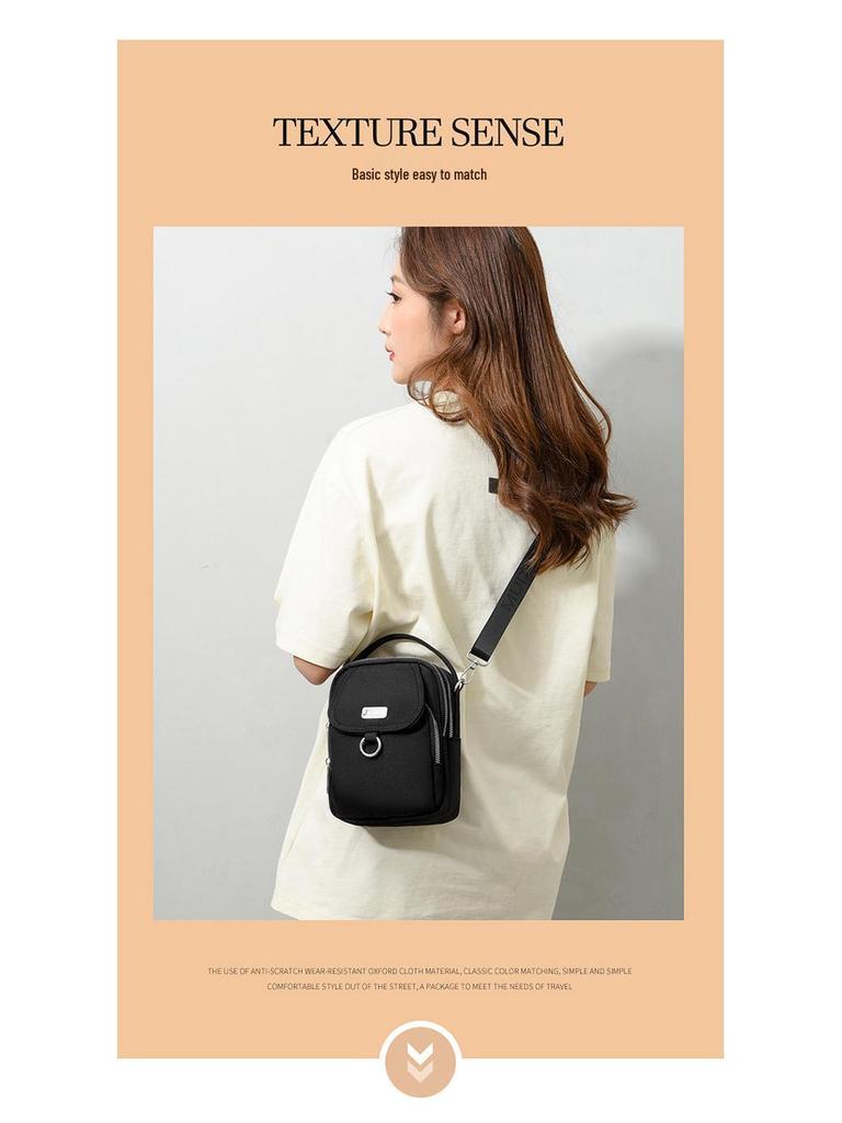 Korean Style Women's Lightweight Crossbody Cell Phone Bag - Fashionable and Versatile Casual Shoulder Bag