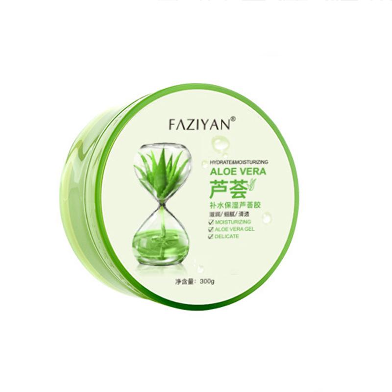 Aloe vera gel soothing moisturizing lotion acne control oil cream Aloe gel freeze-dried powder brightening the skin