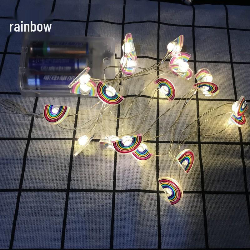 Christmas LED Lights: Santa, Snowman, Reindeer, Black Hat, Candy Cane, Gift Box, Bells with Copper Wire Fasteners