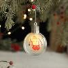 Plastic Material Christmas Ball Light Feature Christmas Tree Pendant  Christmas Decoration