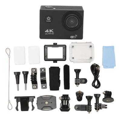 Caméra d'Action 4K HD Étanche 30m Écran 2.0 Pouces WiFi Caméra de Sports Sous-marine pour Activités Extérieures