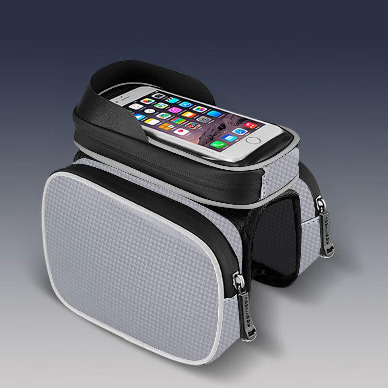 GEETHA Waterproof Touchscreen Bicycle Front Frame Bag