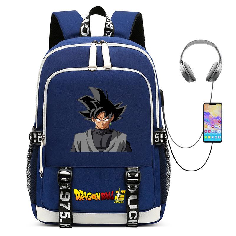 Dragon Ball Sun Wukong School Bag Animation Peripheral Male and Female Students Leisure Backpack Charging Computer Backpack