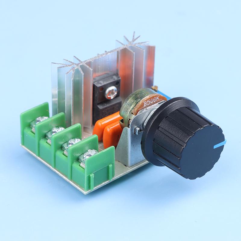 1Pcs 2000W Verstelbare Motor Speed Controller Voltage Regulator Ac Motor Speed Controller 50-220V 25A Motor