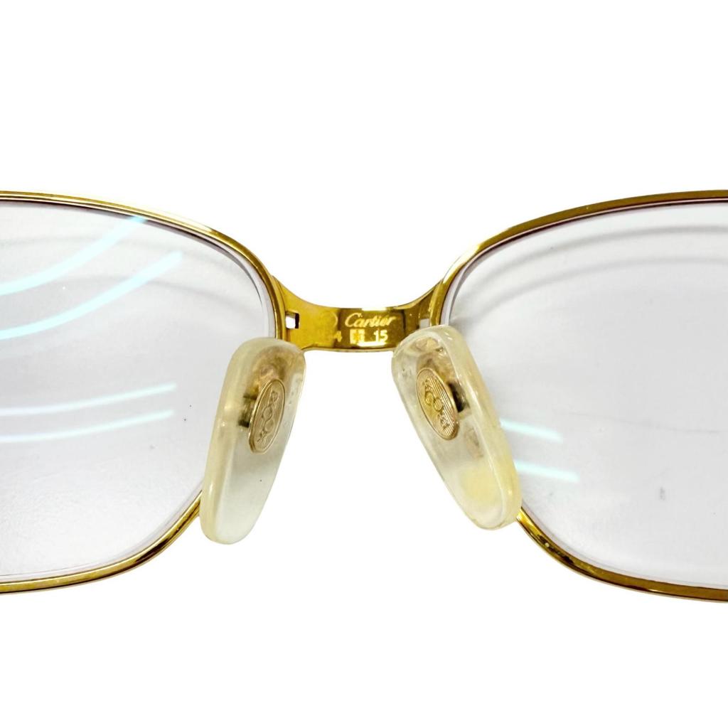 Very Good Cartier Glasses Mailon PANTHERE gold mens Used