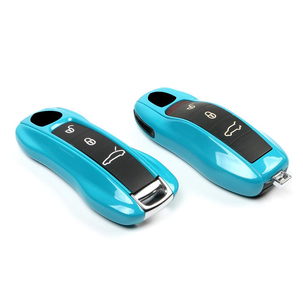 Kryt klíče Porsche Miami Blue pro Cayenne, Macan, 911, Panamera, 718, Taycan