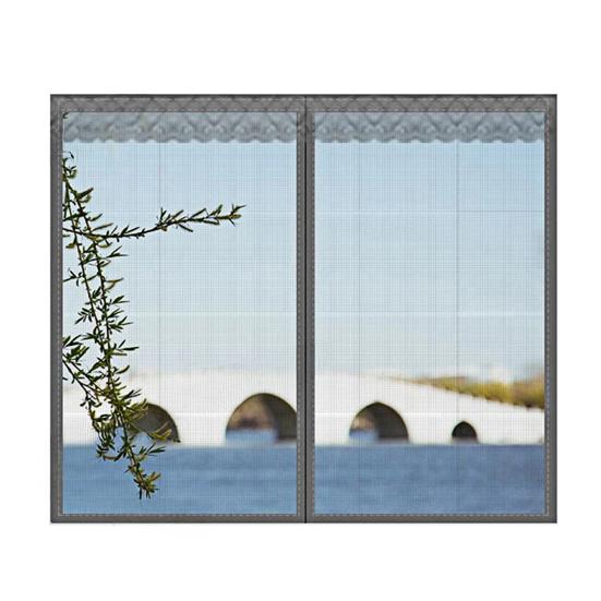 

Магнитная сетка на окно, самозакрывающаяся, антимоскитная сетка на окно, установка без сверления, сетка на окно спальни, летние ночи S