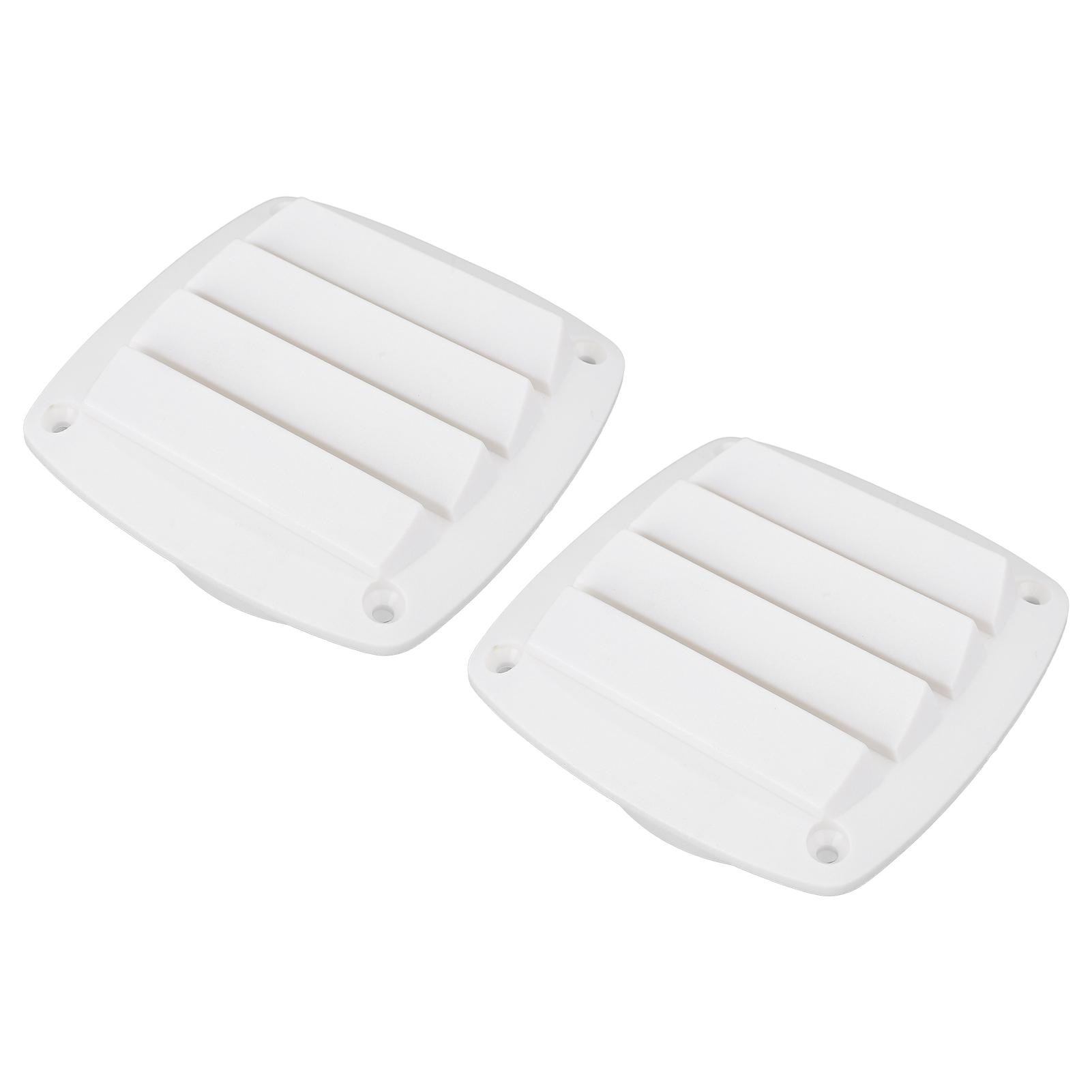 

2PCS Boat Louvered Vents 5 Inch Nylon Marine Air Vent Grille Ventilation Louver Cover for Yacht RV Caravans Home