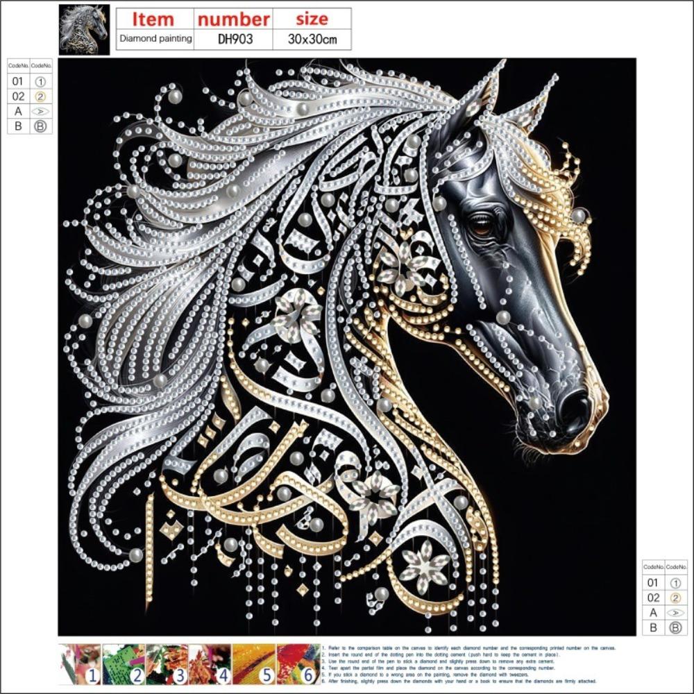 5d Diamond Painting Special-shaped Bright Diamond DIY Pearl Handmade Pendant Home Jewelry