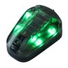T.D.Well HEL-STAR6 GEN3 Helmet Light with IR Light, Waterproof, and LED for Airsoft and Military Use, Black and Green