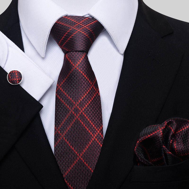 Skjorte, Business-slips, Bryllupsslips, Herreslips Tredelt sett