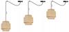 Hanging lamp, chandelier, ceiling lamp, boho jute lampshade