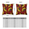 African Ankara Wax Print Square Pillowcase Cushion Cover Pillow Case Throw Pillow Cover for Home Bedroom Car