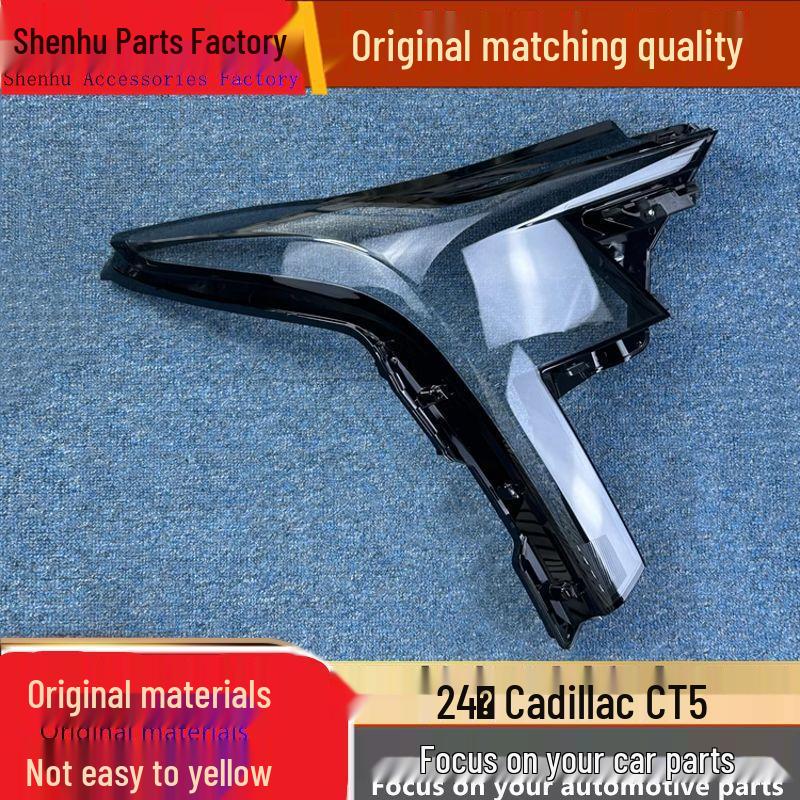 

2024 Cadillac CT5 Front Headlight Transparent Cover Standard Driver s Side Without Glue