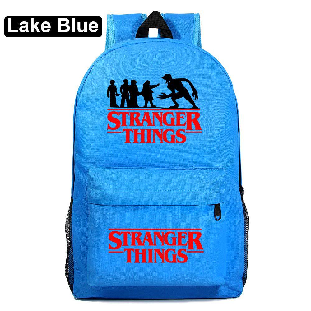 Stranger Things Student Backpack, Men's and Women's Casual Backpack CLE
