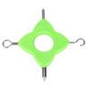 Extracteur de pêche multifonction 4 en 1, outil de nœud, dispositif de poisson, accessoire de matériel, vert, 2 pièces