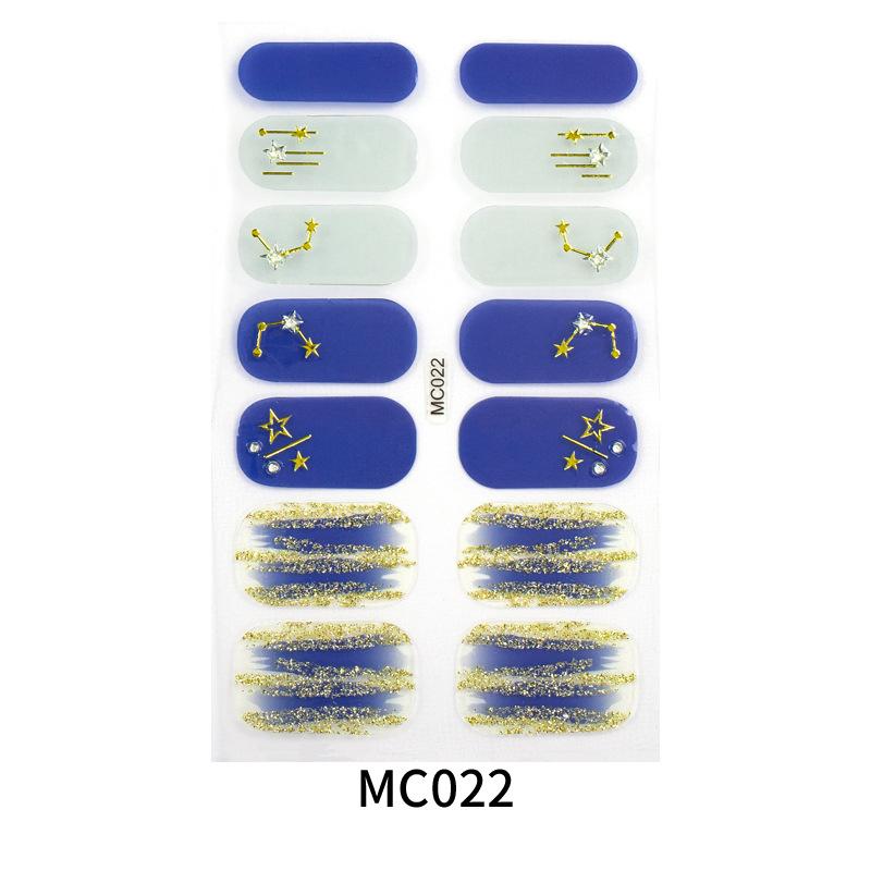 New Japanese and Korean nail sticker cute waterproof nail mask pregnant girl nail sticker