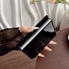 For iPhone Duo Fold Case Luxury PU Leather Skin-friendly Magnetic Protective Back Cover MagSafe Wireless Charging Phone Shell