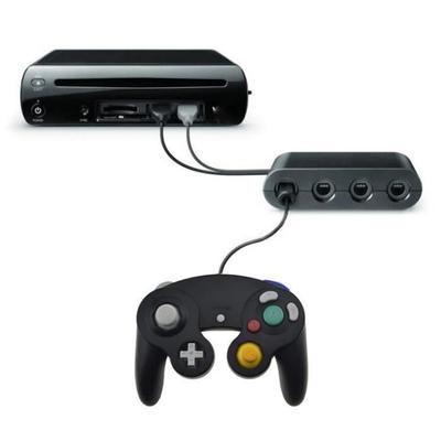 GameCube-adapter - EXLENE - Konverter - Til Wii U - USB - Sort