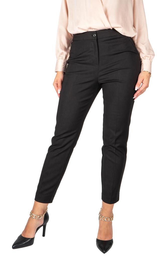 Firi Eleganckie Spodnie Damskie Czarne Wizytowe Cygaretki Do Biura 42 Xl