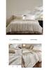 Luxurious Cotton Jacquard 4-Piece Bedding Set: High-Density, Skin-Friendly, Breathable, All-Season Sheets
