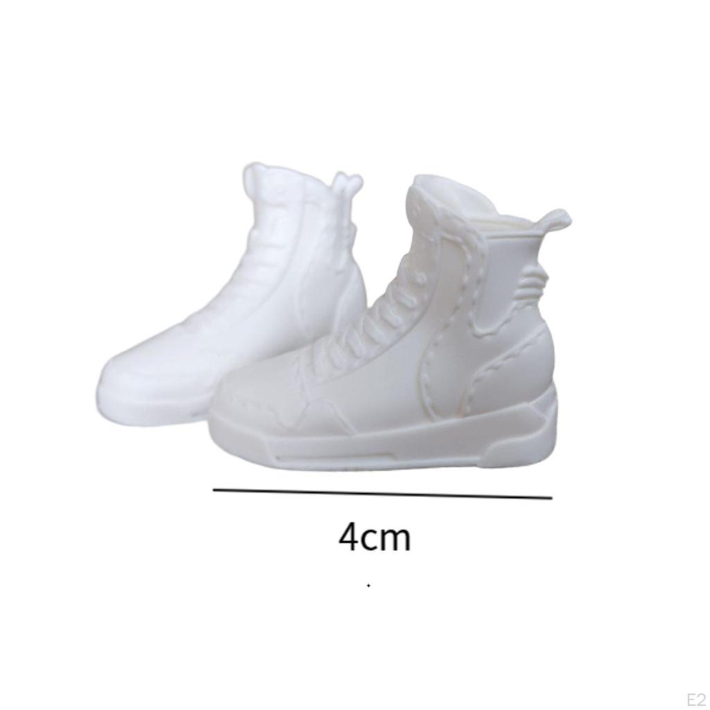 1/6 Man's Shoes Boys Shoes, Stylish Scene Photo Prop Pretend Play Toy Casual Classic,
