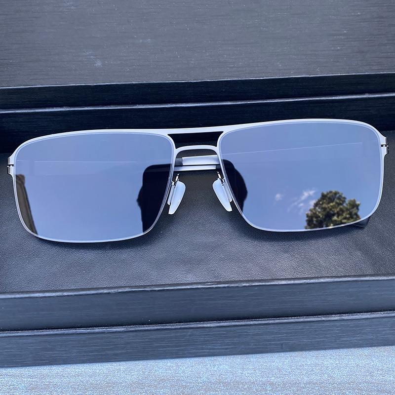 Non-polarized Vintage FULL Fram Square Sunglasses Women Men Sunscreen Driving Eyeglasses