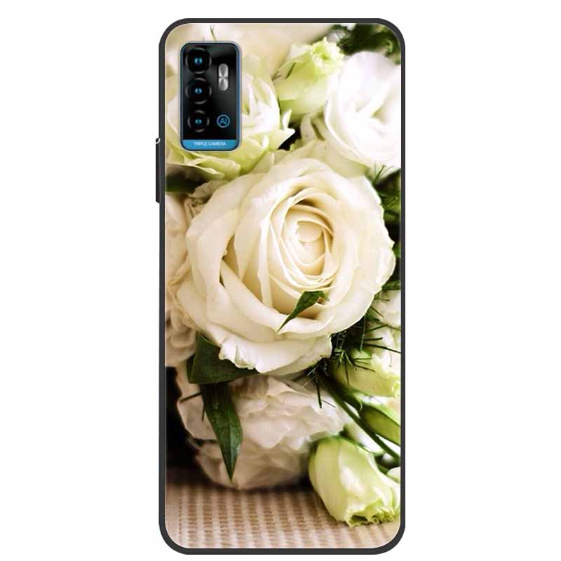 For ZTE Blade A71 Case Shockproof Soft silicone TPU Back Cover For ZTE BladeA71 Phone Cases for ZTE Blade A 71 2021 Cute Cartoon
