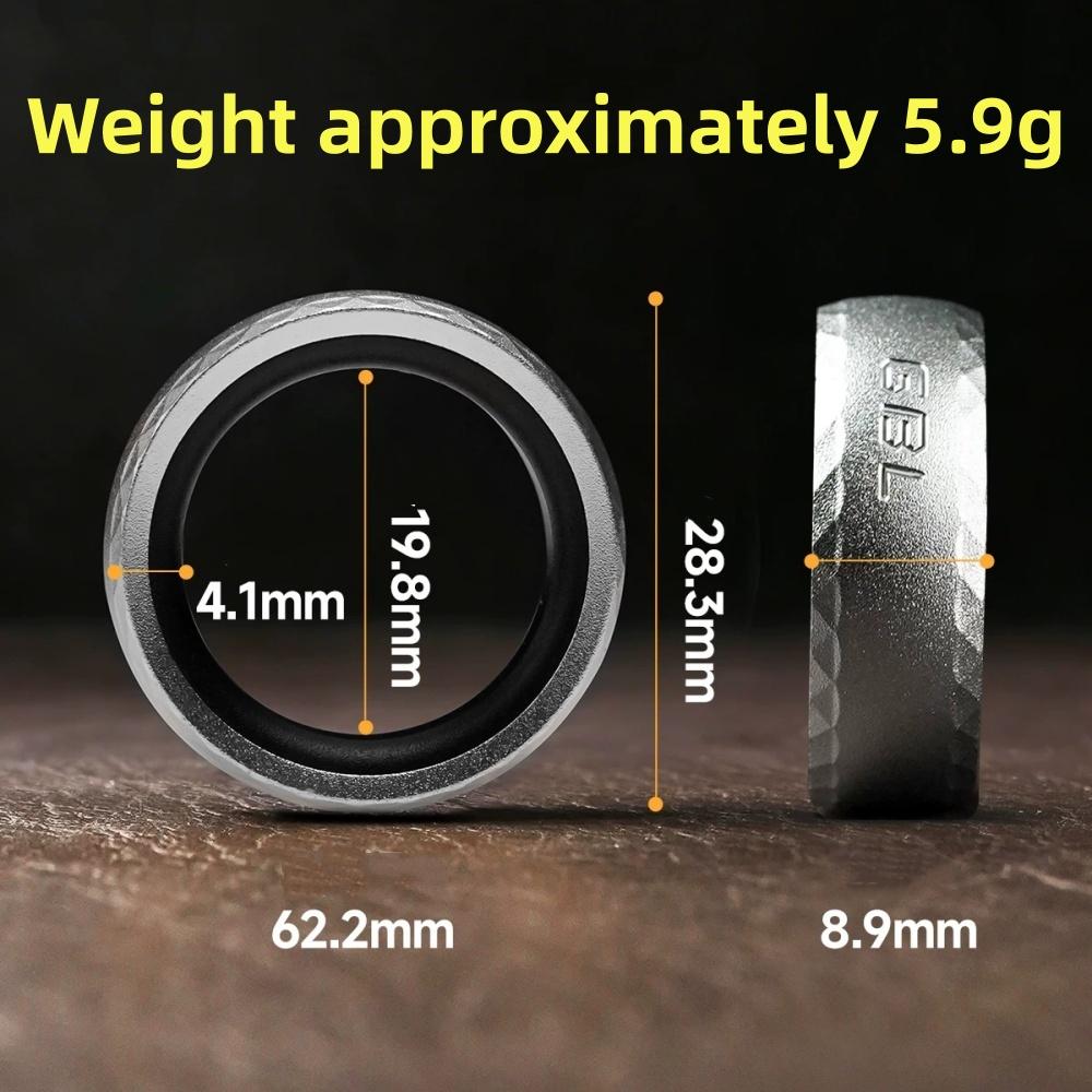 1pc Exquisite Ratchet Magnetic EDC Fidget Ring Toy Ultra Thin Ring Aluminum Fashion Jewelry Stress Relief Toy for Adult Gifts