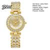 Diamond Accent Women Watch Women's Rhinestone Bracelet Alloy Roman Numerals