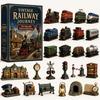 Transportation Advent Calendar With Acrylic Material For Holiday Gift And Kids Play