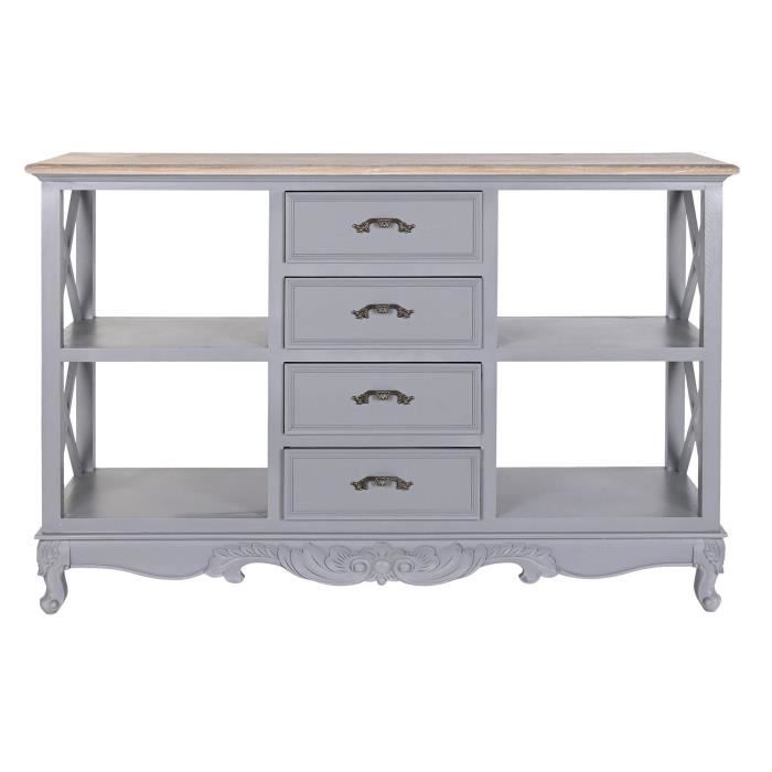 Buffet - Modèle - Couleur principale: Blanc - Style: Classique - Dimensions: 132x40x84,5 cm